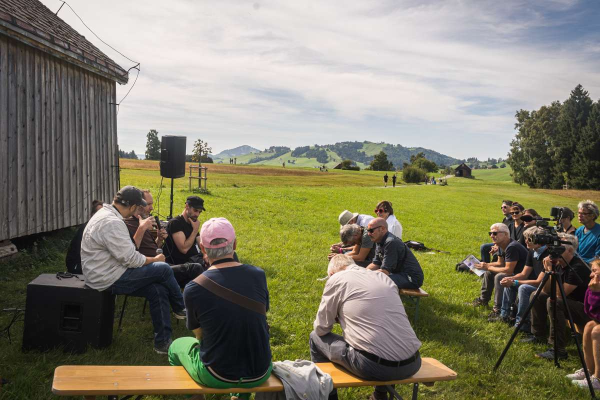 In demand I: The artist talks met with lively interest.